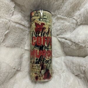 Vintage Coffee and Murder Shows Tumbler